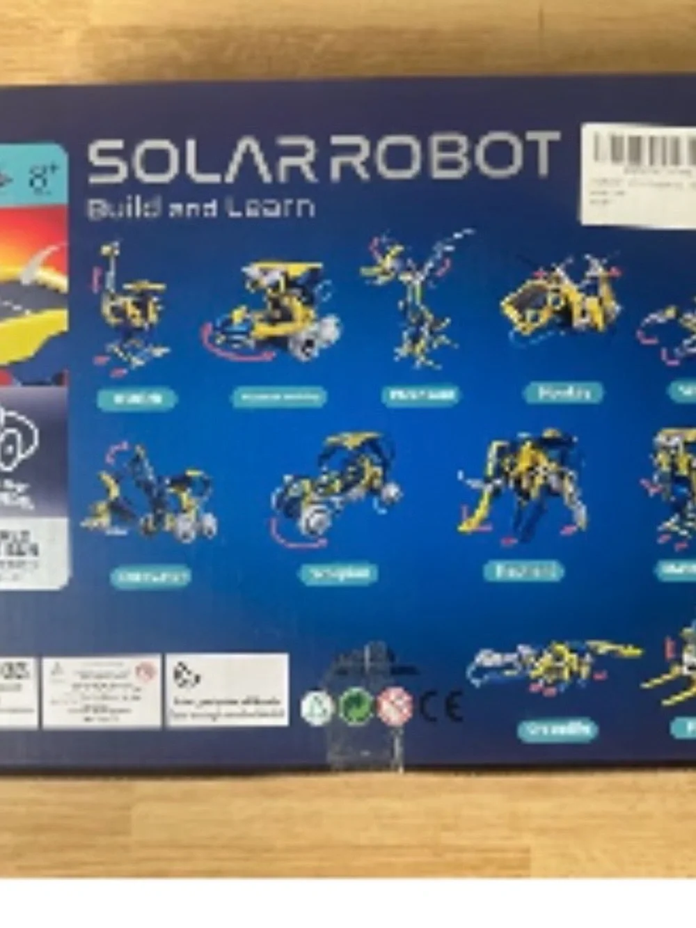 AMAZON SOLAR ROBOT KIT - BUILD AND LEARN STEM TOY SCORPION AGE 8+ - NEW IN BOX!